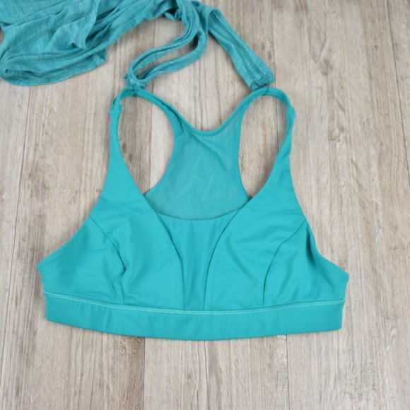 Lululemon Glide and Stride Viridian Green 2-in-1 Tank 2017 W1ADIS - Picture 3 of 7